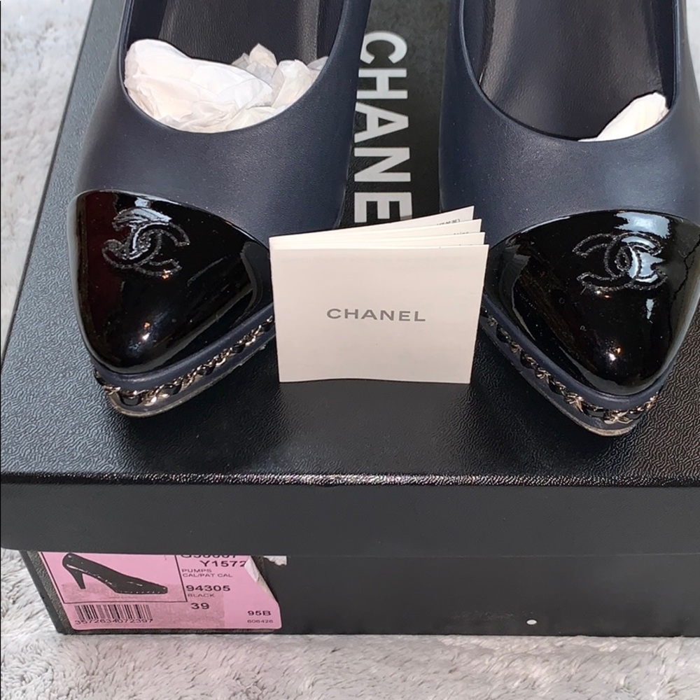 Chanel shoes pumps lampskin - Picture 2 of 8